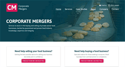 Desktop Screenshot of corporatemergers.co.uk